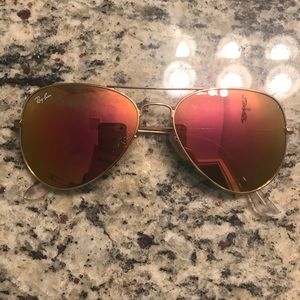 Ray Ban Rose Gold women’s sunglasses HOT